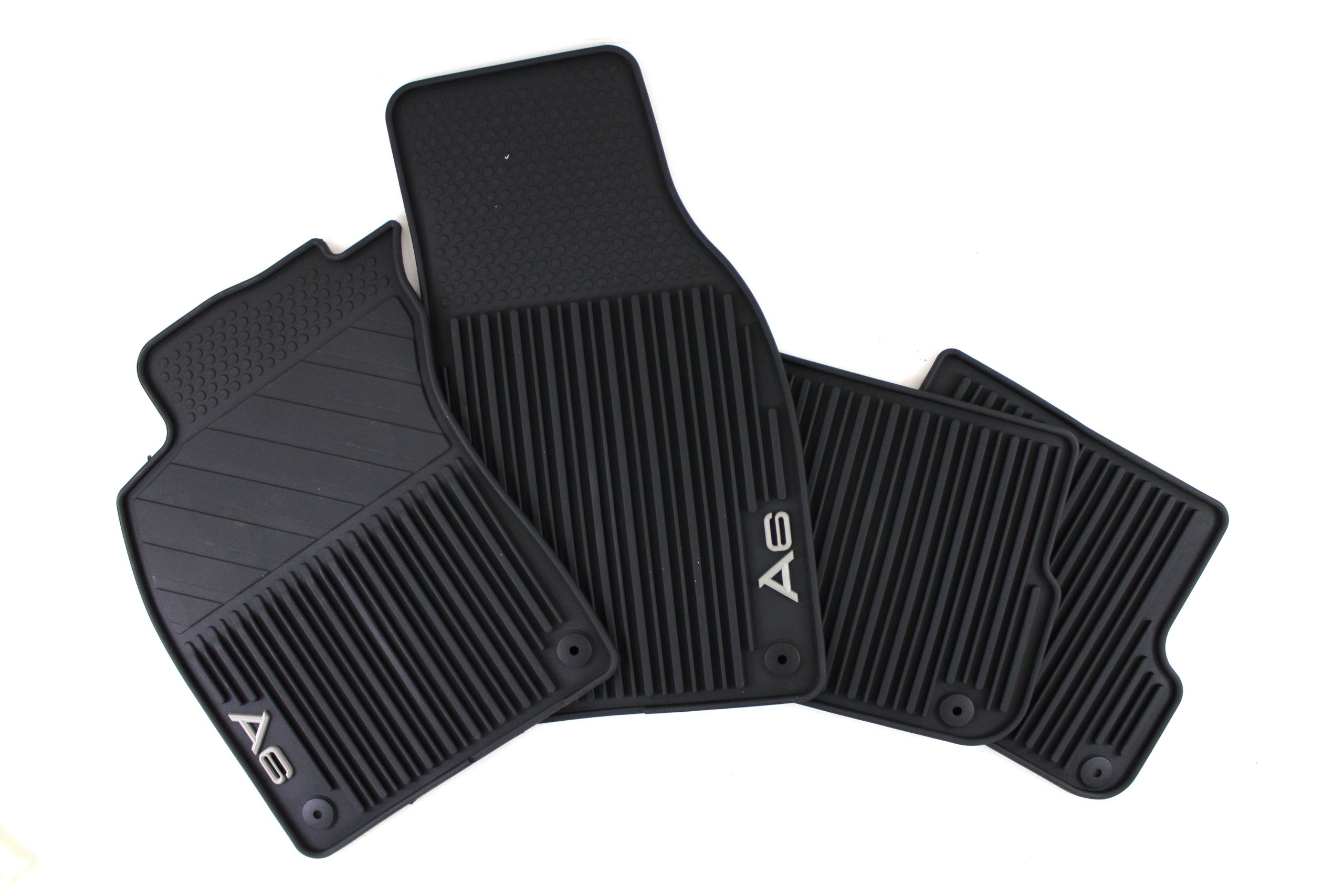 Genuine Audi Accessories 4F1061450A041 Black Front and Rear AllWeather