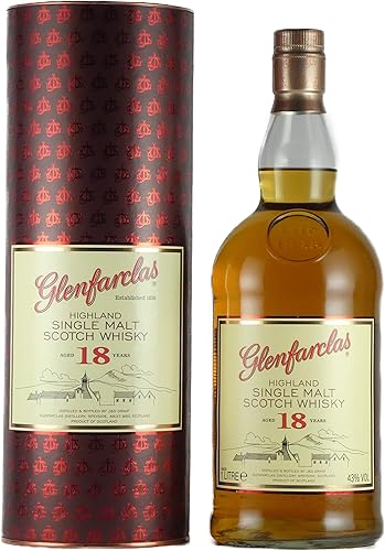 Amazon Co Jp 内容量1000ml グレンファークラス 18年 43度 1000ml シングルモルトスコッチウイスキー 並行輸入品 食品 飲料 お酒