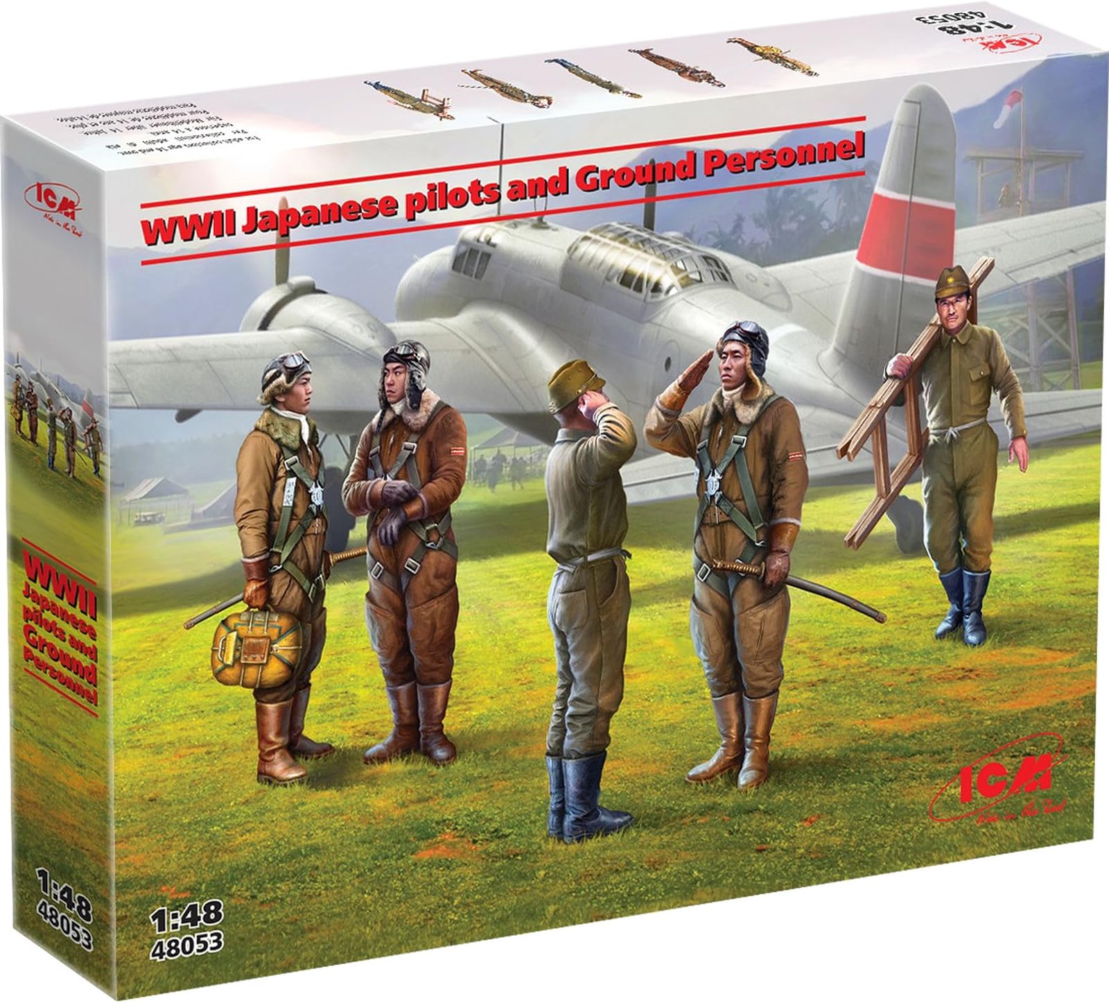 ICM 1:48 Japanese pilots and Ground Personnel WWII