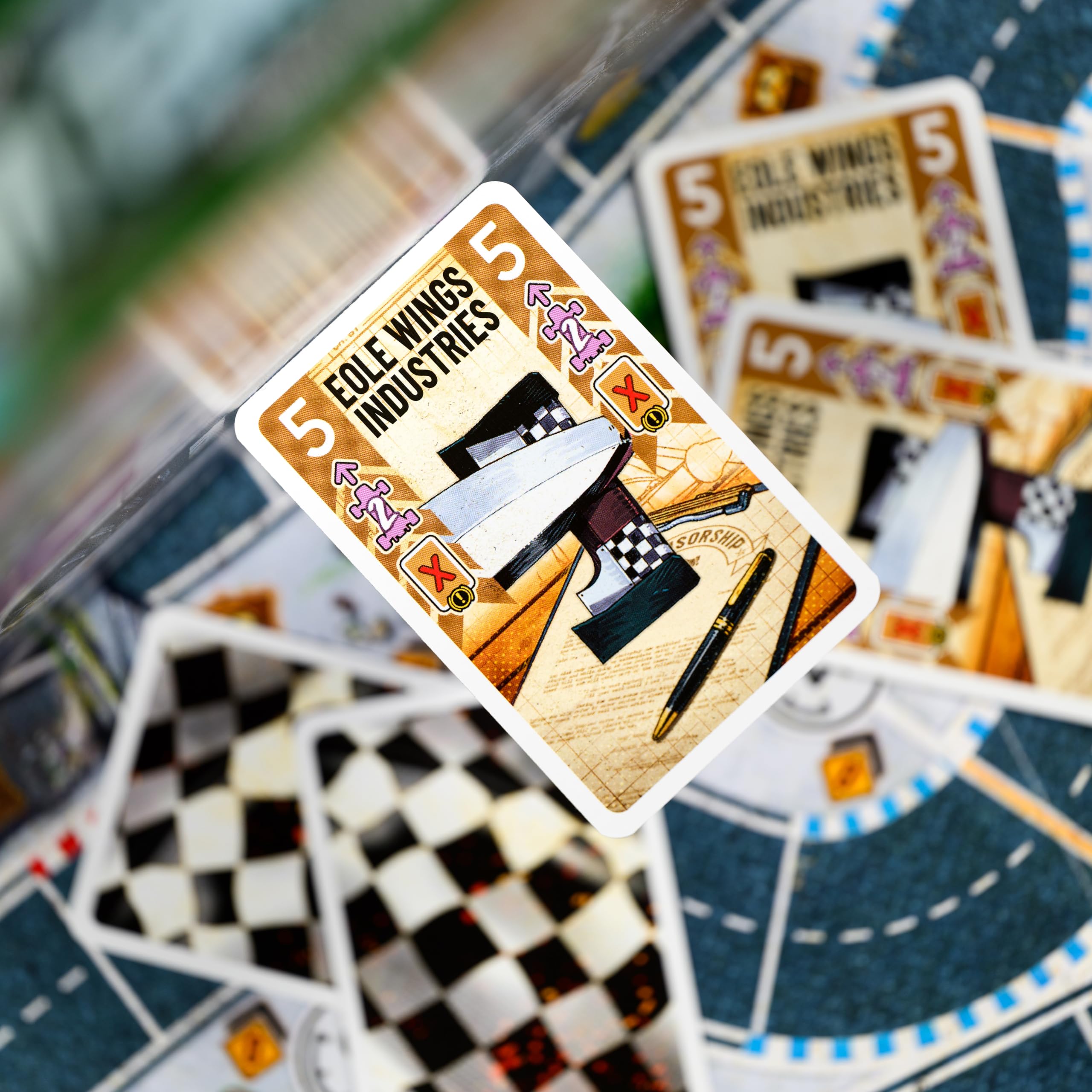 Asmodee Heat: Tunnel Vision Board Game Expansion - New Tracks, Championship Season & Front Wing Module, Racing Strategy Game for Kids & Adults, Ages 10+, 1-7 Players, 60 Min Playtime