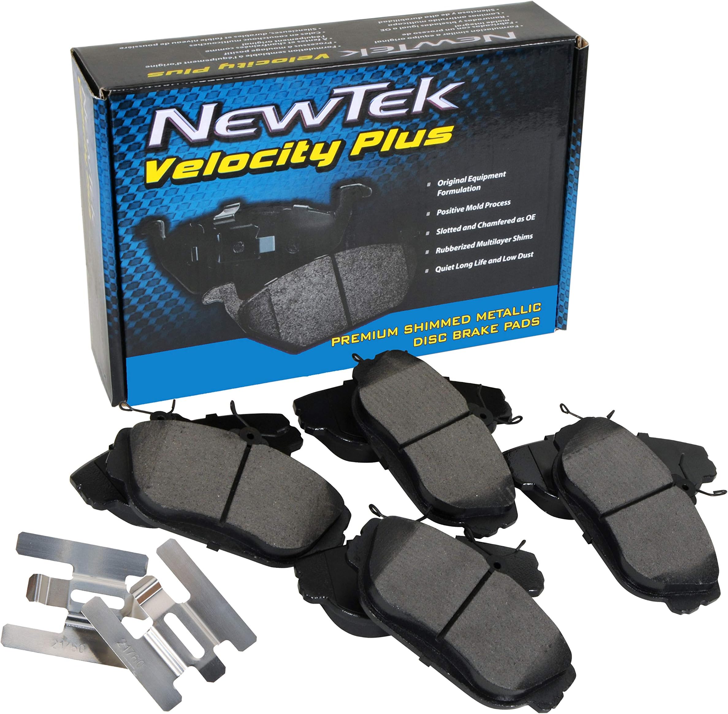 SMD1375H Front Semi-Metallic Brake Pads+Hardware