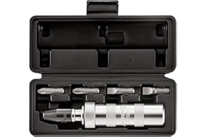 ARES 70606-1/2-Inch Manual Reversible Impact Driver - Flathead 5/16 & 3/8 and Phillips #2 & #3 Bits for Most Common Applications - Disengage Brake Caliper Screws, Rusted Fasteners or Frozen Bolts