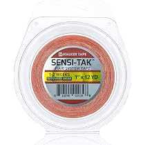 Walker Sensi-Tak Adhesive Tape (Red Tape) - 1" X 3 Yard Roll For Wigs & Toupees