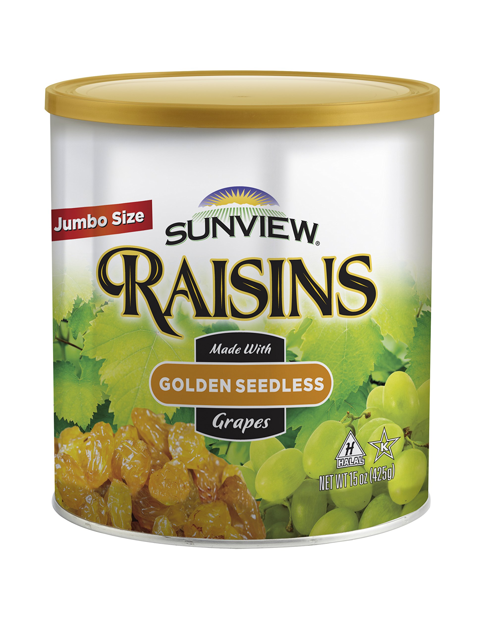 Jumbo Seedless Medley Raisins 3 15oz. Canisters Grocery