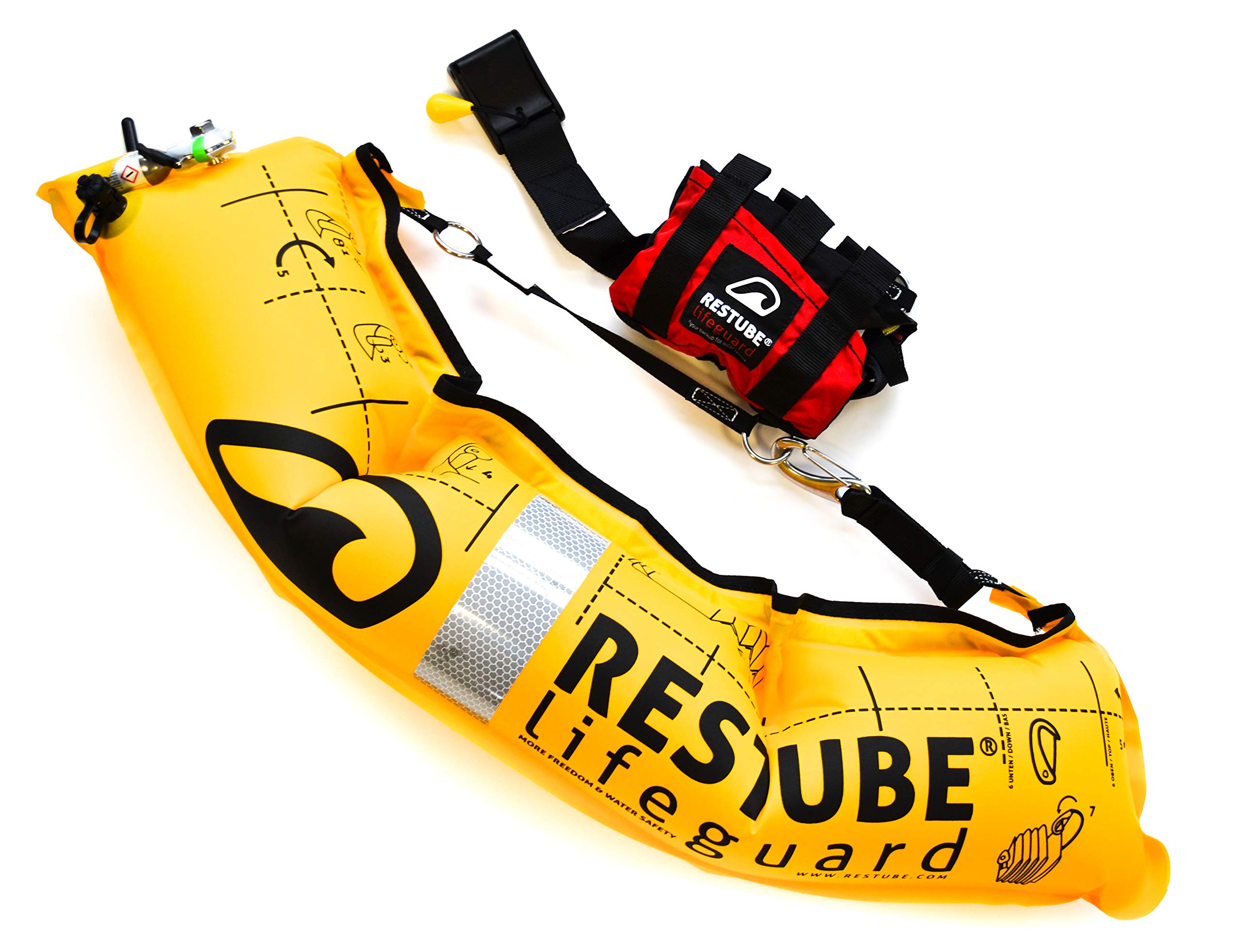 Restube Unisex's lifeguard Life bouy, Yellow, One Size