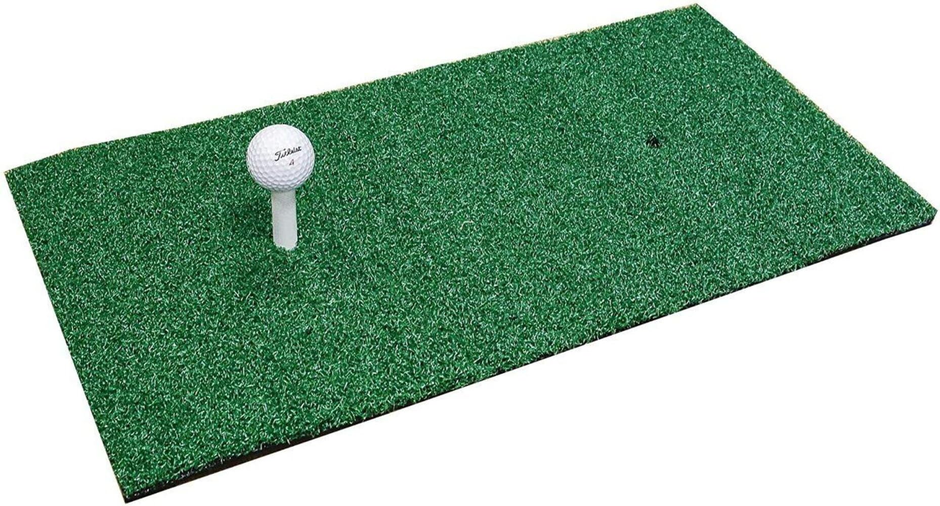 Longridge Deluxe Golf Practice Mat - Green, 1x2 ft