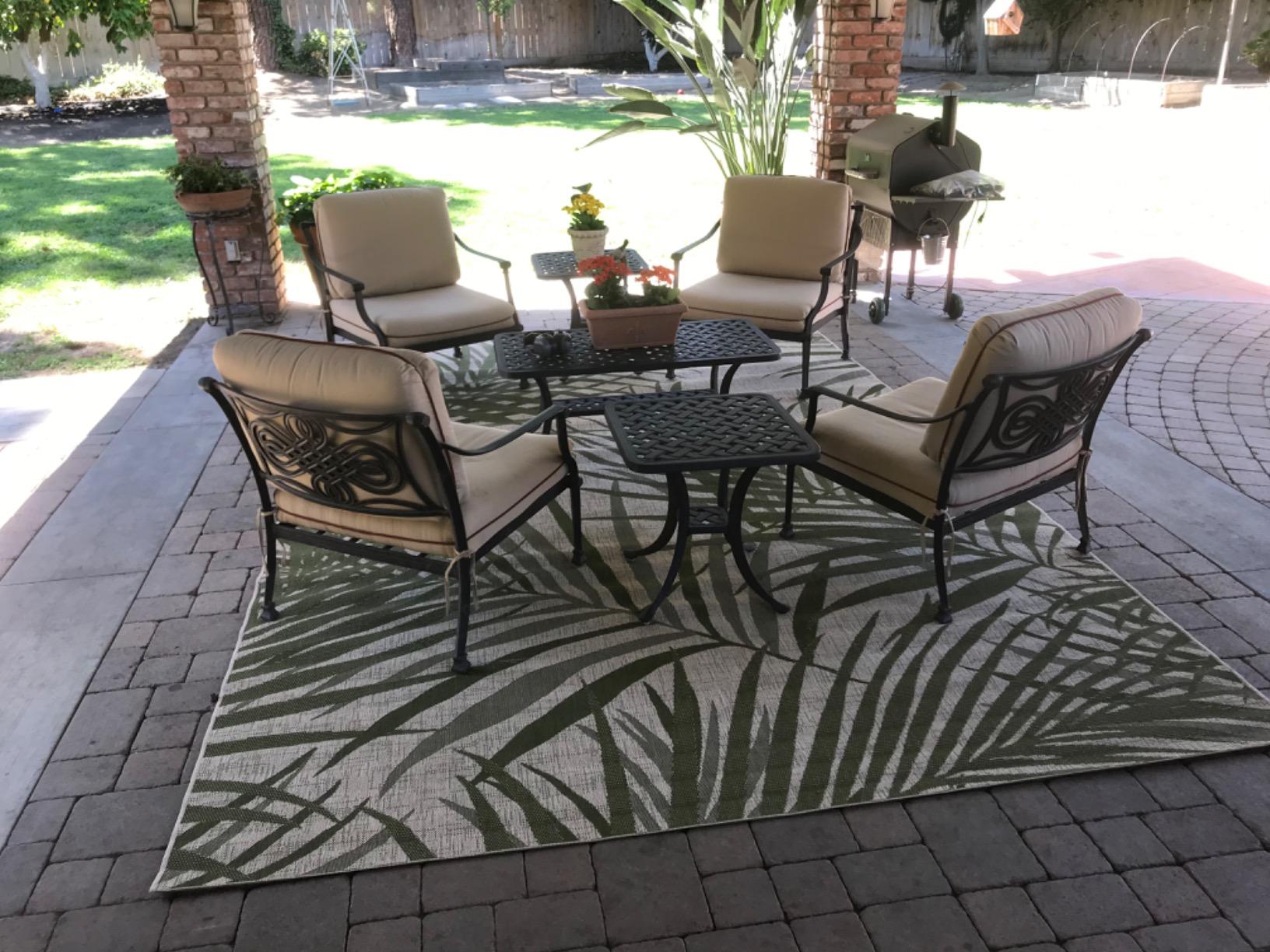 10/mo Finance Gertmenian 21957 Outdoor Rug Freedom Collection Coastal Themed Smart Care Deck