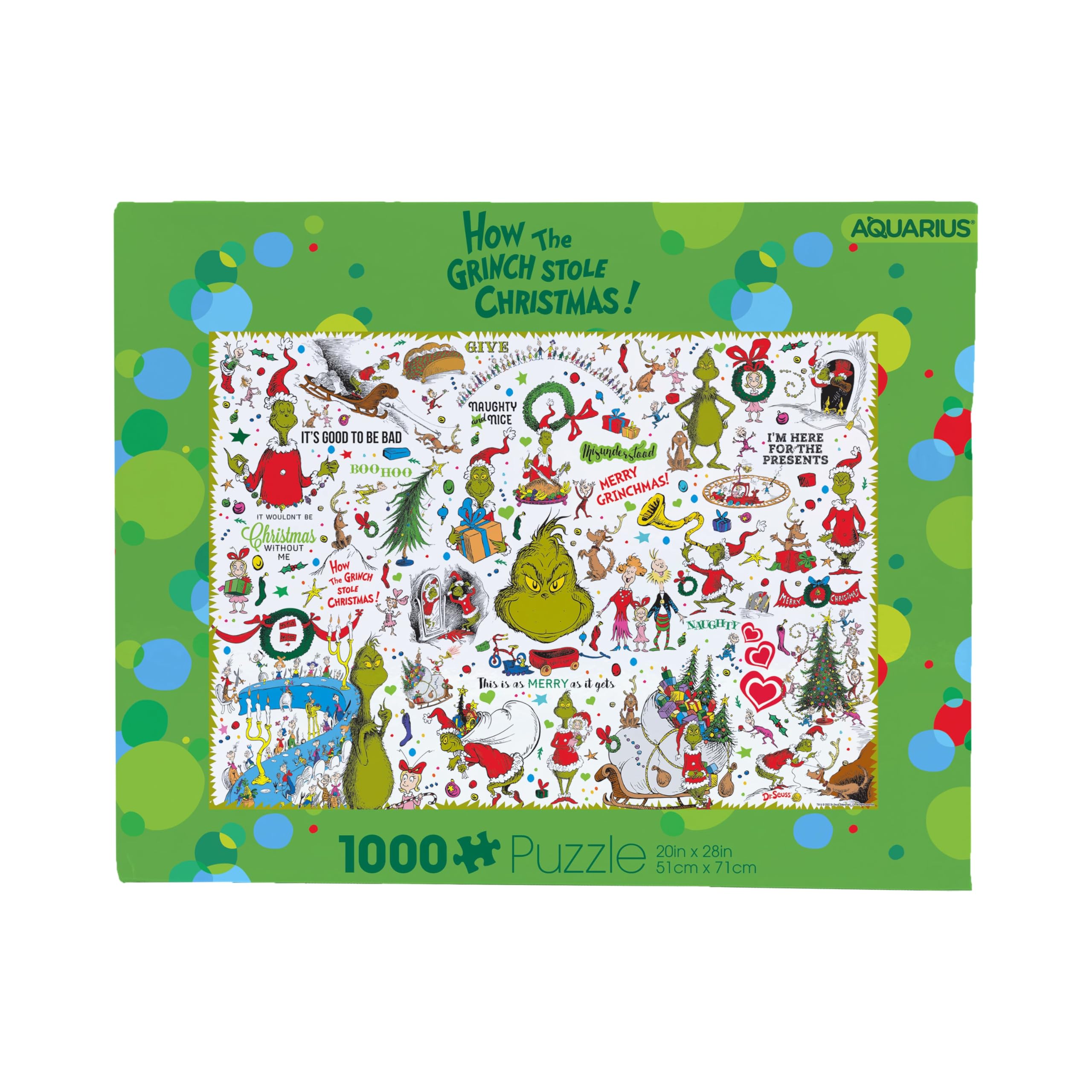Dr Seuss How The Grinch Stole Christmas 1000pc Jigsaw Puzzle