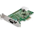StarTech.com 1-port PCI Express RS232 Serial Adapter Card - PCIe RS232 Serial Host Controller Card - PCIe to Serial DB9 - 16950 UART - Low Profile Expansion Card - Windows & Linux , TAA (PEX1S953LP)