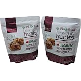 Organic Oatmeal Dark Chocolate Bars (2 Bags, 22 Bars Each) - 22oz Resealable Bags - Gluten-Free, Vegan, Non-GMO, 1oz Bars