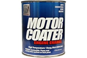 KBS Coatings 60307 White Motor Coater Engine Paint - 1 Pint