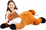 IKASA Large Fox Stuffed Animal Plush 78cm Giant Soft Toy Gift for Kids