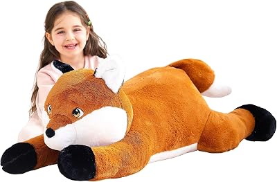 IKASA Large Fox Stuffed Animal Plush 78cm Giant Soft Toy Gift for Kids