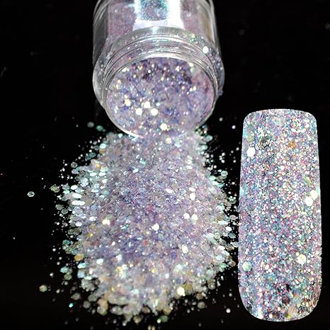 Spirit Clear Sequins Dust Diy Nail Art Glitter Gem Nail Designs