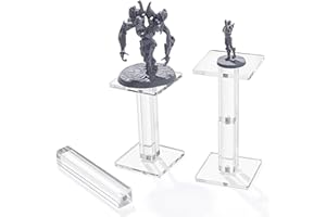 Kalami 2 Sets Flying Miniatures Magnetic Combat Riser for DND with 2" Base, 3D Single Flyer Riser for TTRPGS and Board Games