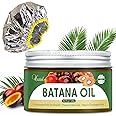 Raw Batana Oil for Hair Growth, Wild Growth Hair Batana Oil for Damaged Hair, Prevent Hair Loss, Enhances Hair Thickness for Men & Women Hair Care, Come with a Shower Hair Cap