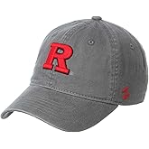 NCAA Rutgers Scarlet Knights Mens Adjustable Scholarship Hat Charcoal, Rutgers Scarlet Knights Charcoal, Adjustable, One size