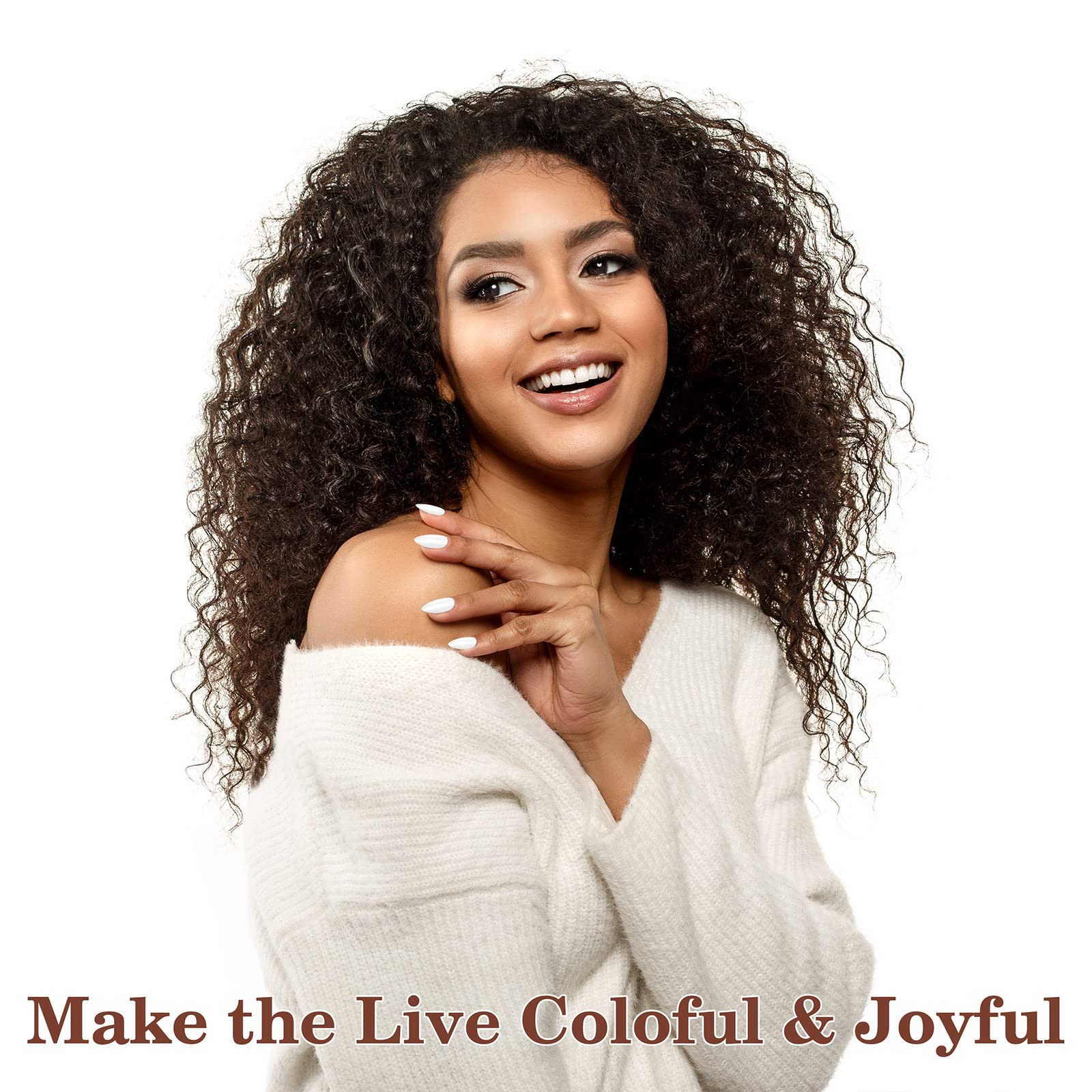 Polychrome&air Press On Nails Medium Almond ABS Natural Fit Fake Nails with Jelly Glue Reusable Manicure Glue On Nails Women and Girls False Nails UV Gel Cover Glossy Nails 15Sizes 30PCS（Pearl White） - Image 2