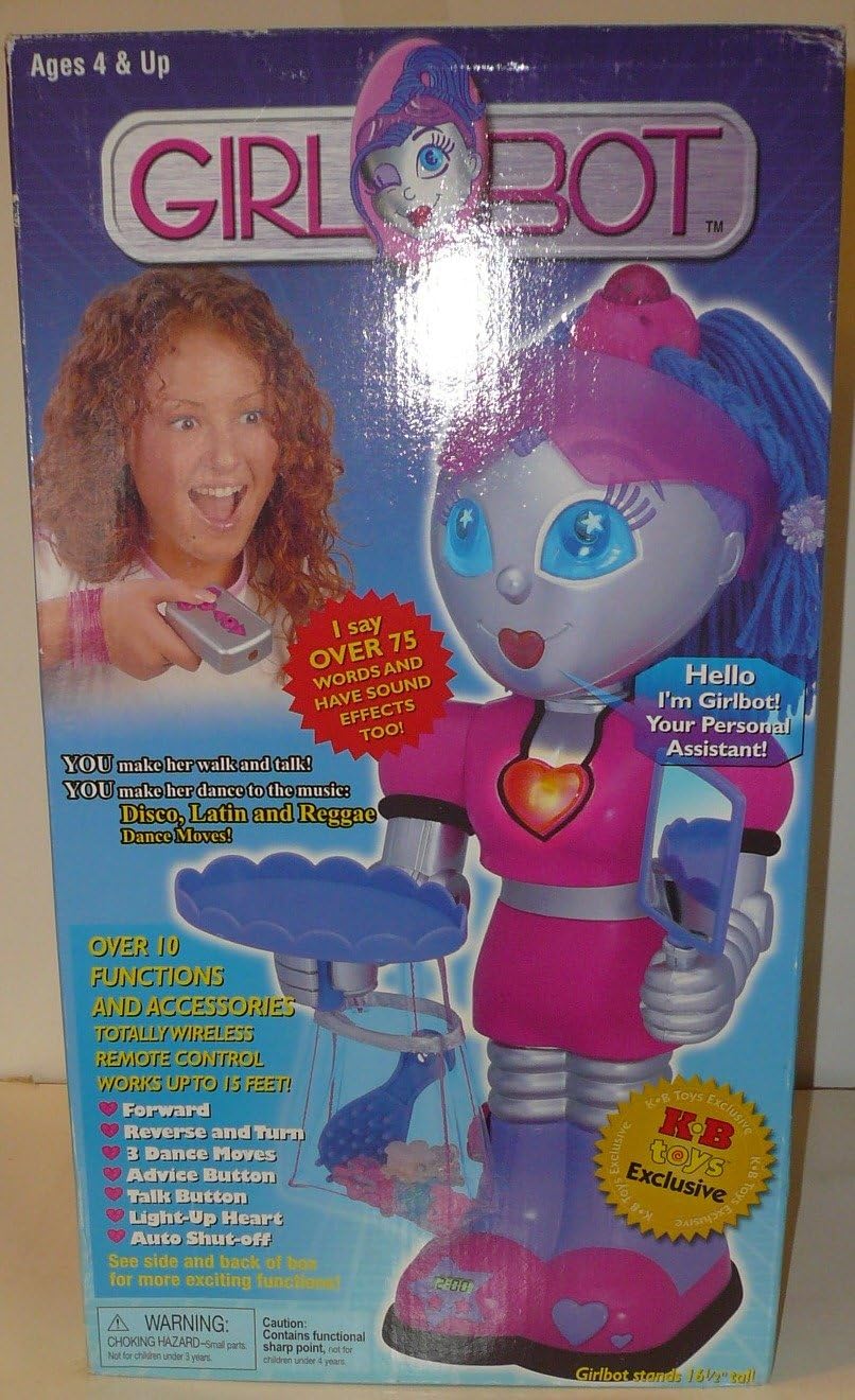 Girlbot Robot 16" Interactive Robotic Personal Assistant, Built Just for Girls