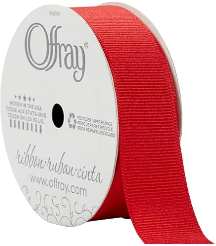 Offray Ribbon Swissdot Craft Grosgrain 7/8 X 9 m, Colore