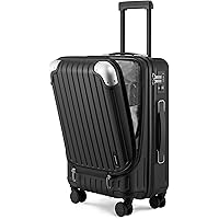 LEVEL8 Grace Carry On Luggage, 20” Hardside Suitcase, ABS+PC Harshell Spinner Luggage with TSA Lock, Spinner Wheels…