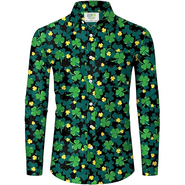 Amazon.com: St Patricks Day Dress Shirt Men Stylish Casual Lapel Long Sleeve Shamrock Print Button Down Shirts Irish Festival Top St Patty's Day Shirt Men : Clothing, Shoes & Jewelry Amazon.com: St Patricks Day Dress Shirt Men Stylish Casual Lapel Long Sleeve Shamrock Print Button Down Shirts Irish Festival Top St Patty's Day Shirt Men : Clothing, Shoes & Jewelry