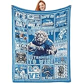 Football Blanket Football Fan Gifts for Men Women Kids Football Team Fans Blanket Super Cozy Soft Lightweight Travel Throw Blanket for Living Room 60" X 50"