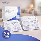 JFA Medical Pack of 25 Adhesive Wound Dressings 60mm x 70mm view 7