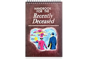 CON*QUEST Beetlejuice Handbook for the Recently Deceased, Top-Spiral Steno Notepad, Halloween Stationery, Durable Bookboard-Wrapped Backboard, 50 Sheets Lined Pages, 60 lb. Paper, 6'' x 9'', Officially Licensed