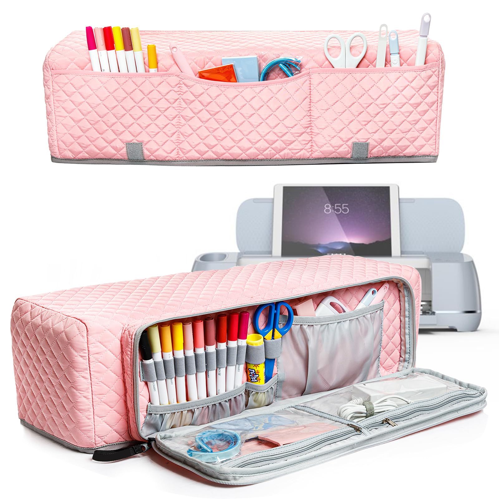 AMOIGEE Padded Dust Cover Compatible with Cricut