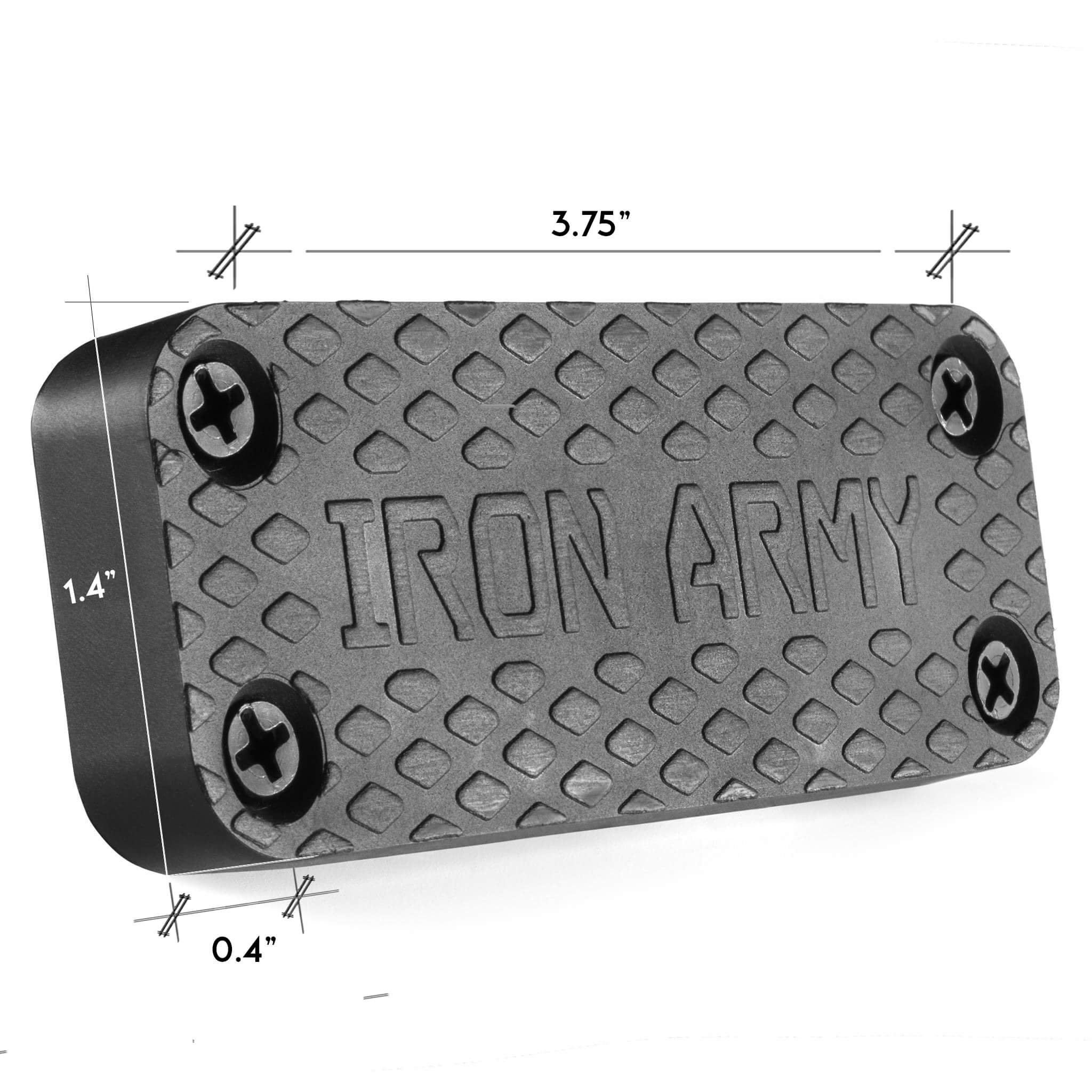 Iron Army Magnetic Gun Mount: Improved Gun Magnet For Up To 43lbs, Concealed Handgun Holster For Car, Desk, Bedside, Non-Scratch Rubber Coating - For Firearm, Shotgun, Pistol, Revolver