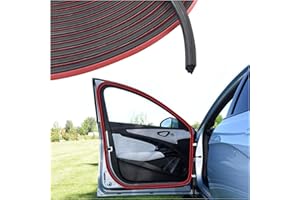 JUNECARP 32.8Ft Automotive Weather Stripping,Upgrade Soundproofing Car Door Seal Strip with 3 Layer Structure,Universal Car Accessories Rubber Driver Door Seal for Car Door/Hood (32.8Ft)