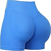 STUNNY Women Workout Impact Shorts Gym Shorts Scrunch Butt Lifting Seamless Shorts Waisted Contour