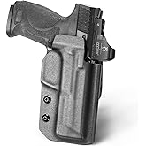 OWB Kydex Holster Fits Springfield Hellcat, Glock 43, M&P 9MM/.40 M2.0 & Shield with Laser, S&W SD9 VE/SD40 VE, Taurus G2C/G3C/PT111/PT140, SCCY CPX-1/CPX-2, 1911 – Red Dot Compatible