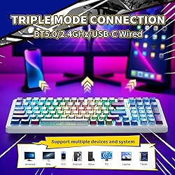 x Aula F99 Wireless Gaming Keyboard, Bluetooth
