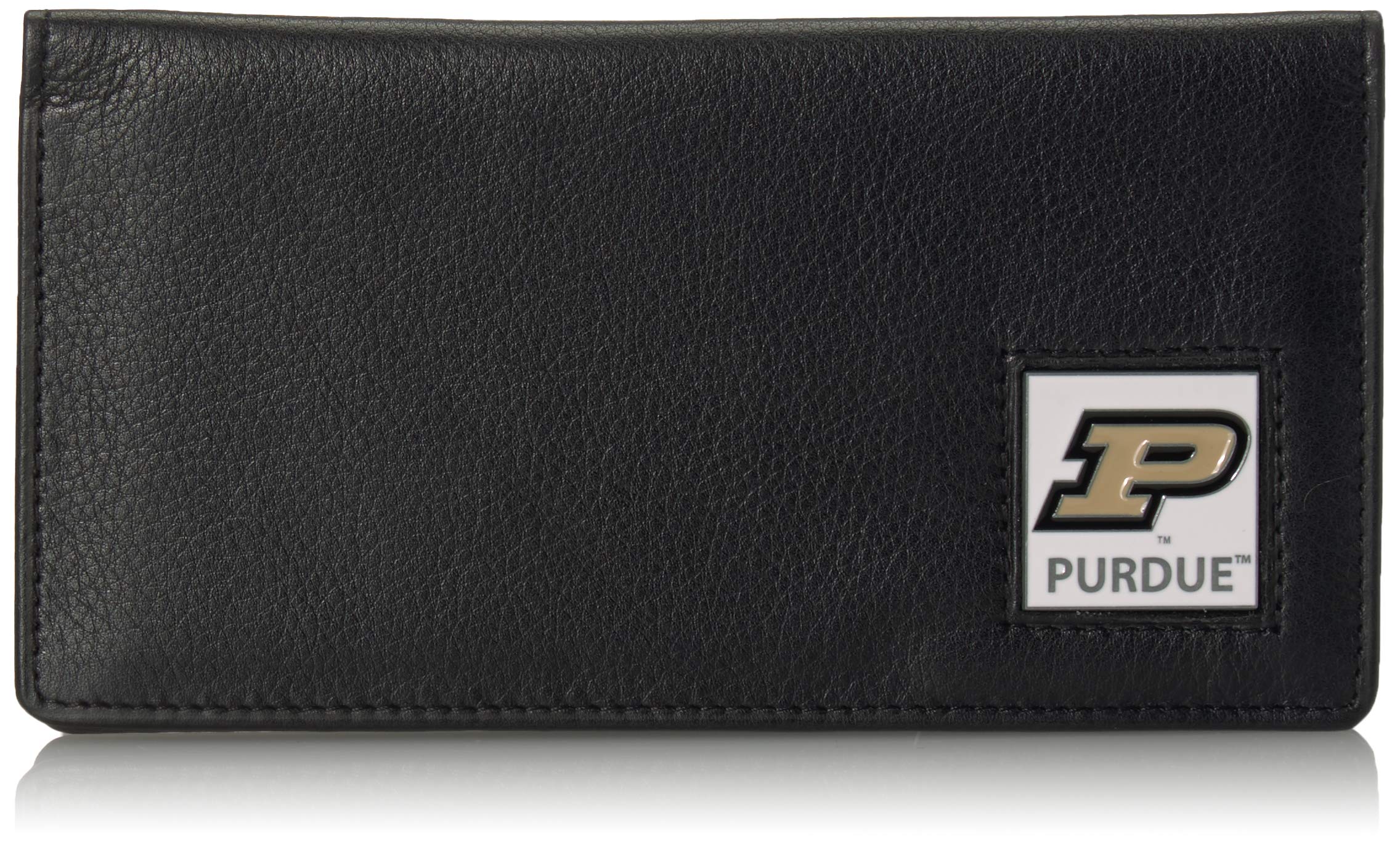 Siskiyou Sports NCAA Fan Shop Purdue Boilermakers Leather Checkbook Cover One Size Black