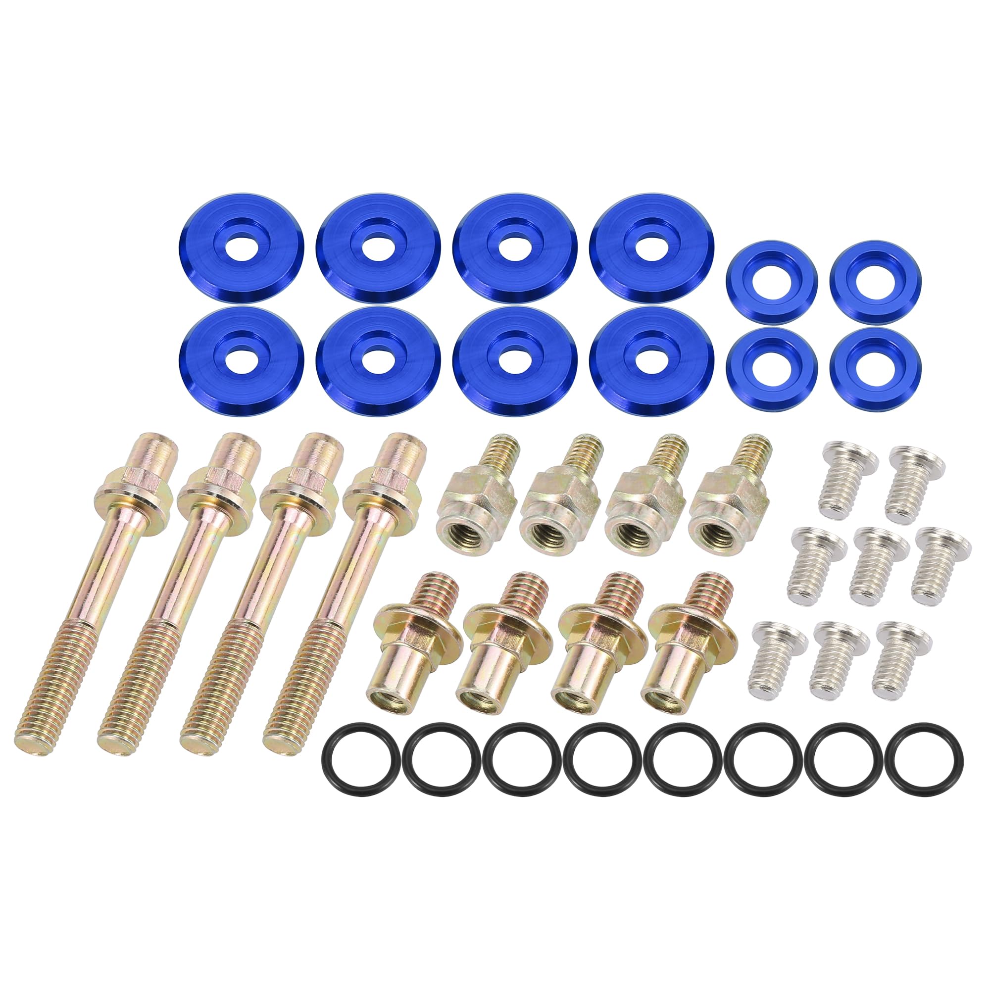 Photo 1 of ***MISSING PARTS*** X AUTOHAUX Low Profile Engine Valve Cover Washer Bolt Kit Blue for Honda B-Series B16A2 B16A3 B17A1 B18C1 B18C5