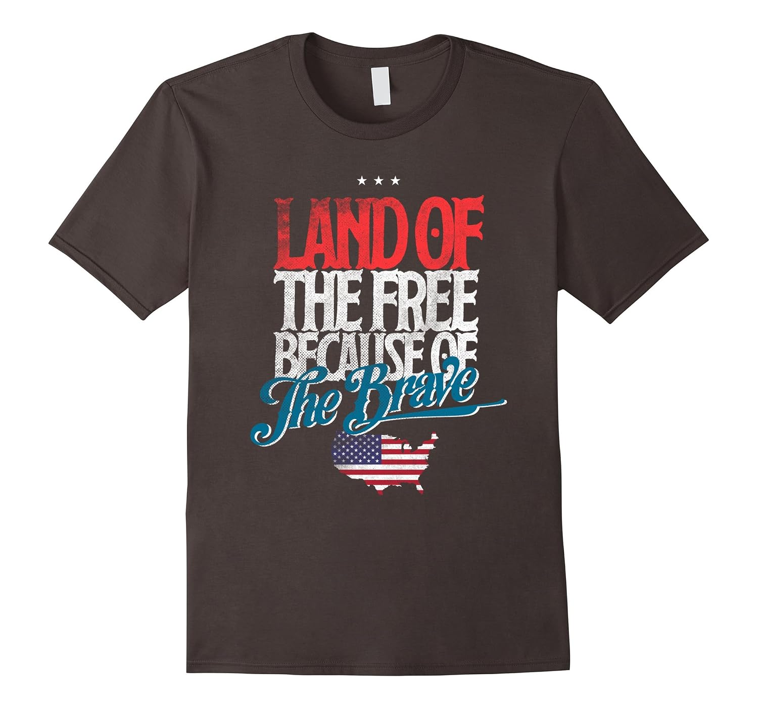 Land Of The Free Because Of The Brave T shirt Memorial Day-4LVS ...