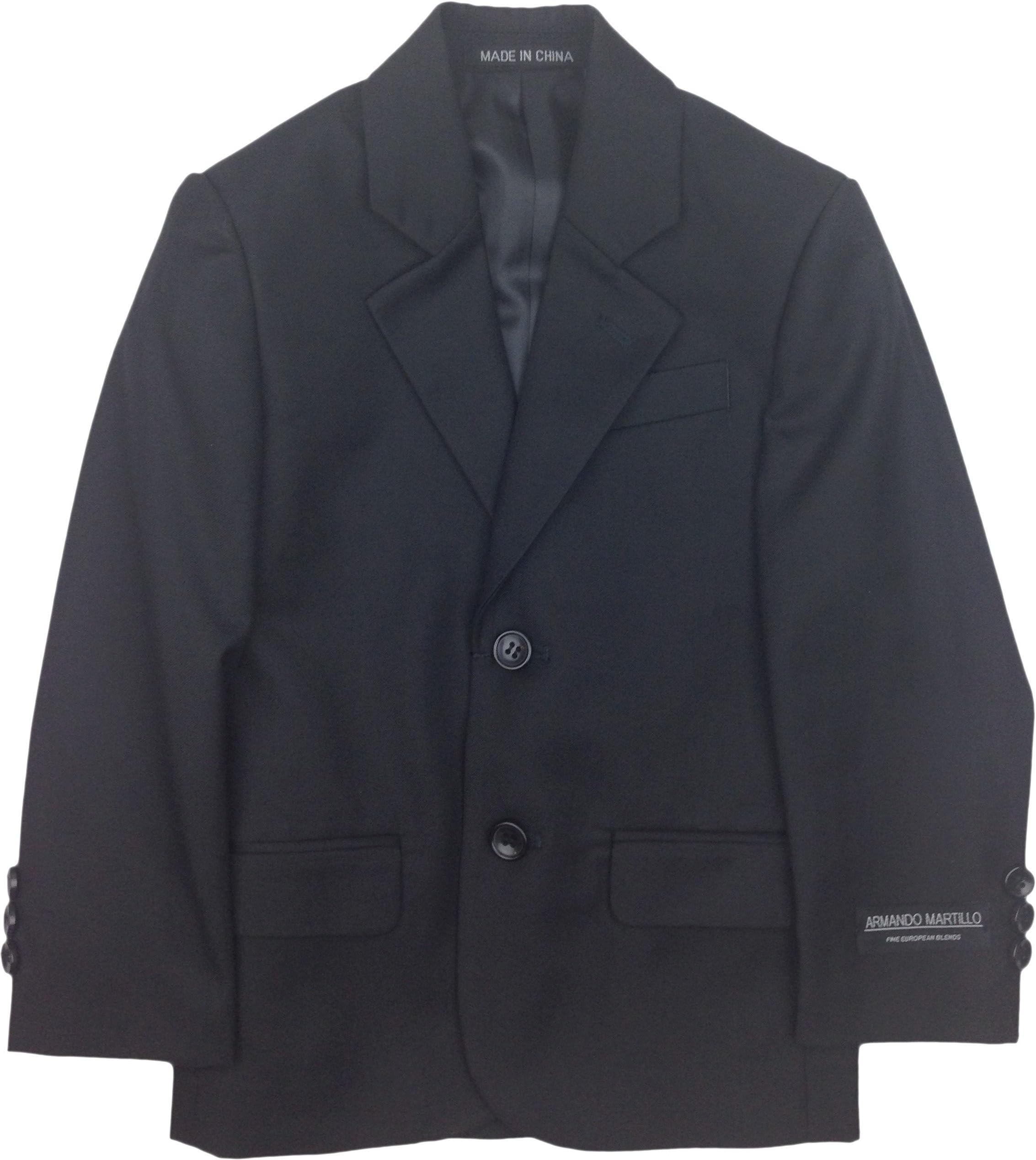 Armando Martillo Boys Solid Blazer Jacket (Slim, Regular & Husky Fit)