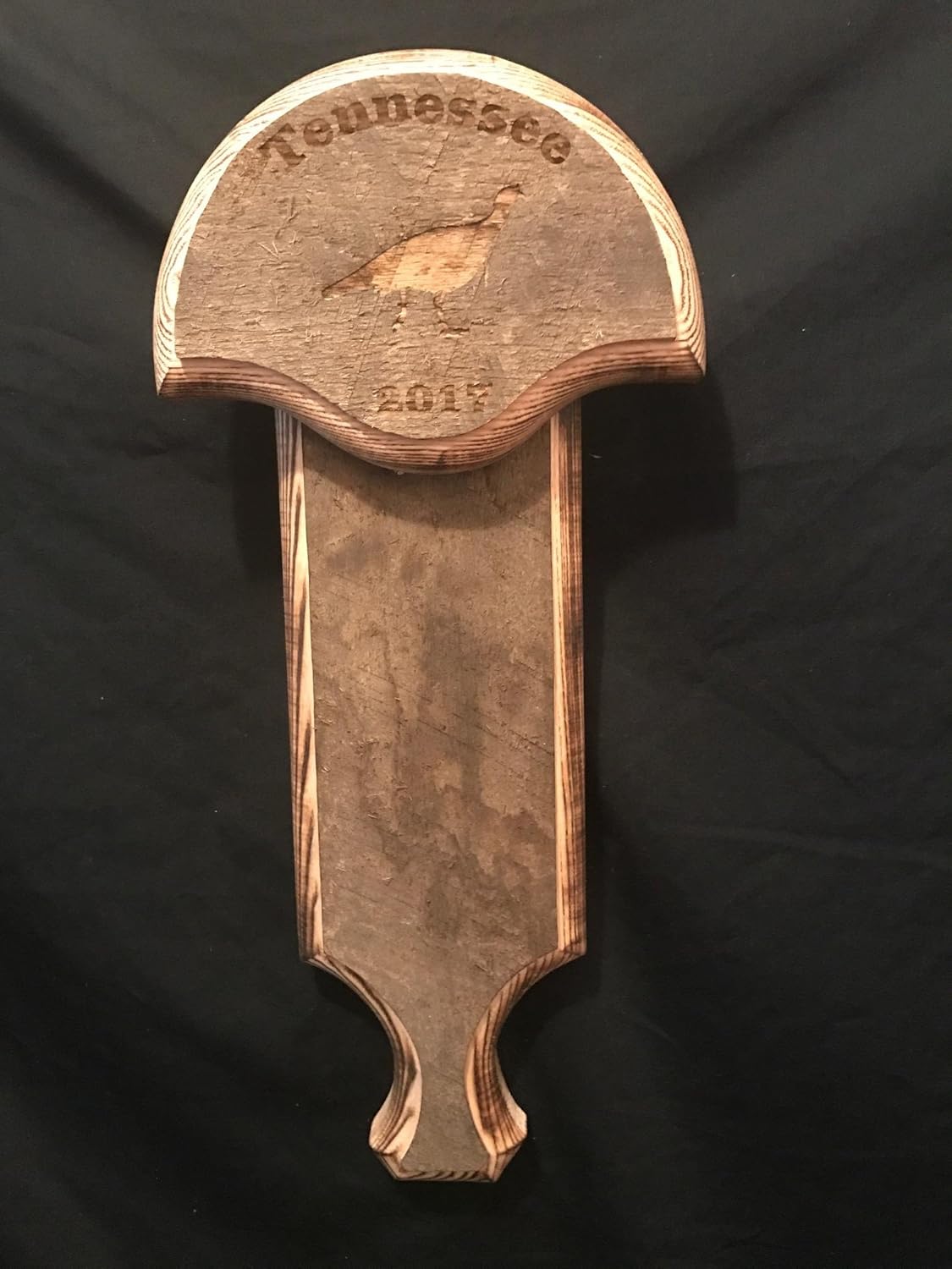 Barn Wood Box Call Turkey Plaque Engraved "Tennessee