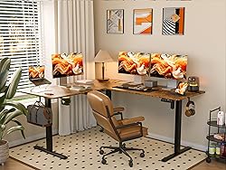 WALKINGDESK 75x61 Inches Reversible L Shaped