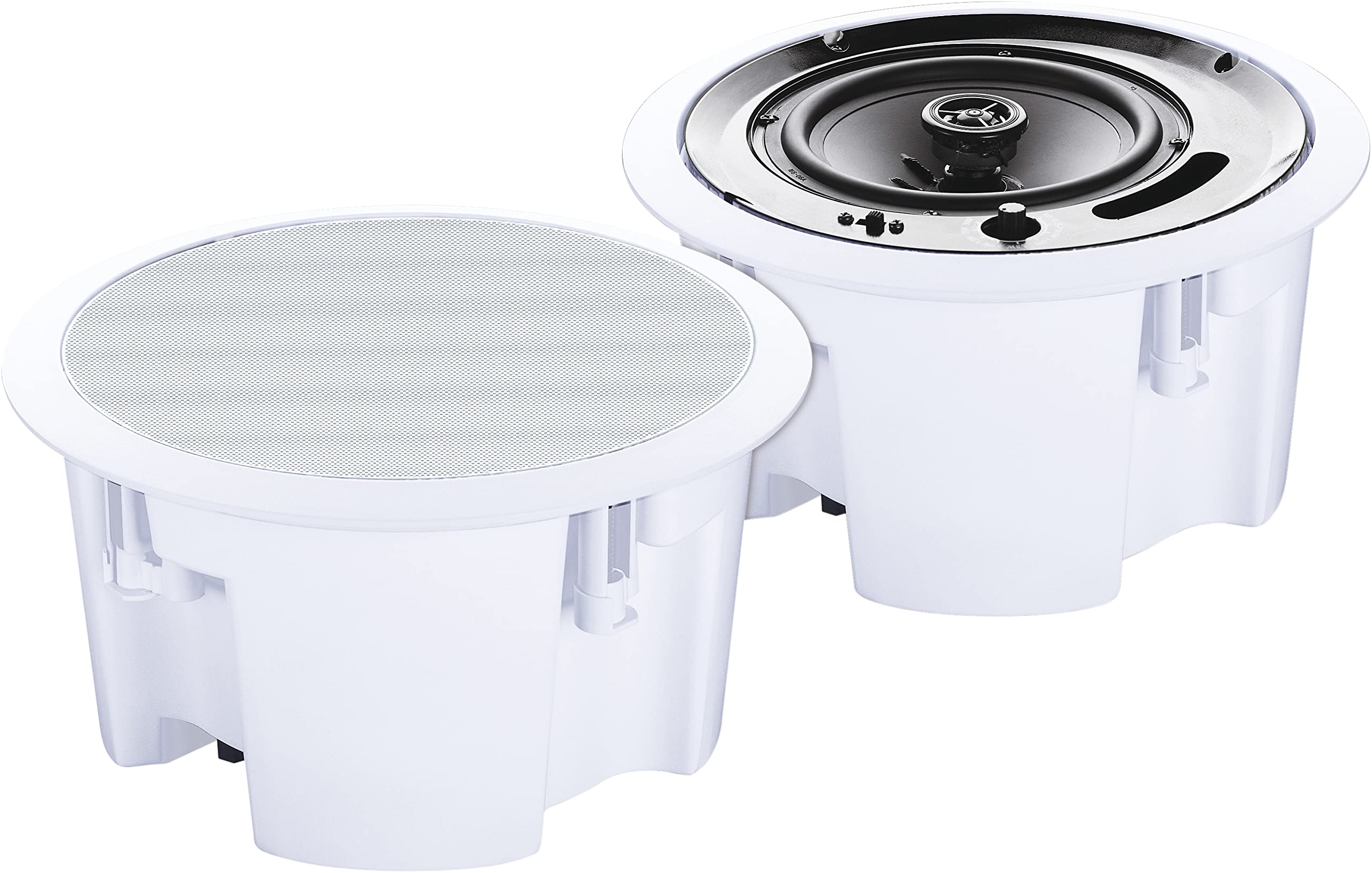 Eagle 5.25" 2 Way Moisture Resistant Dual Cone Ceiling Speaker (30 W) White