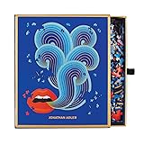 Galison Jonathan Adler Lips Shaped Jigsaw Puzzle