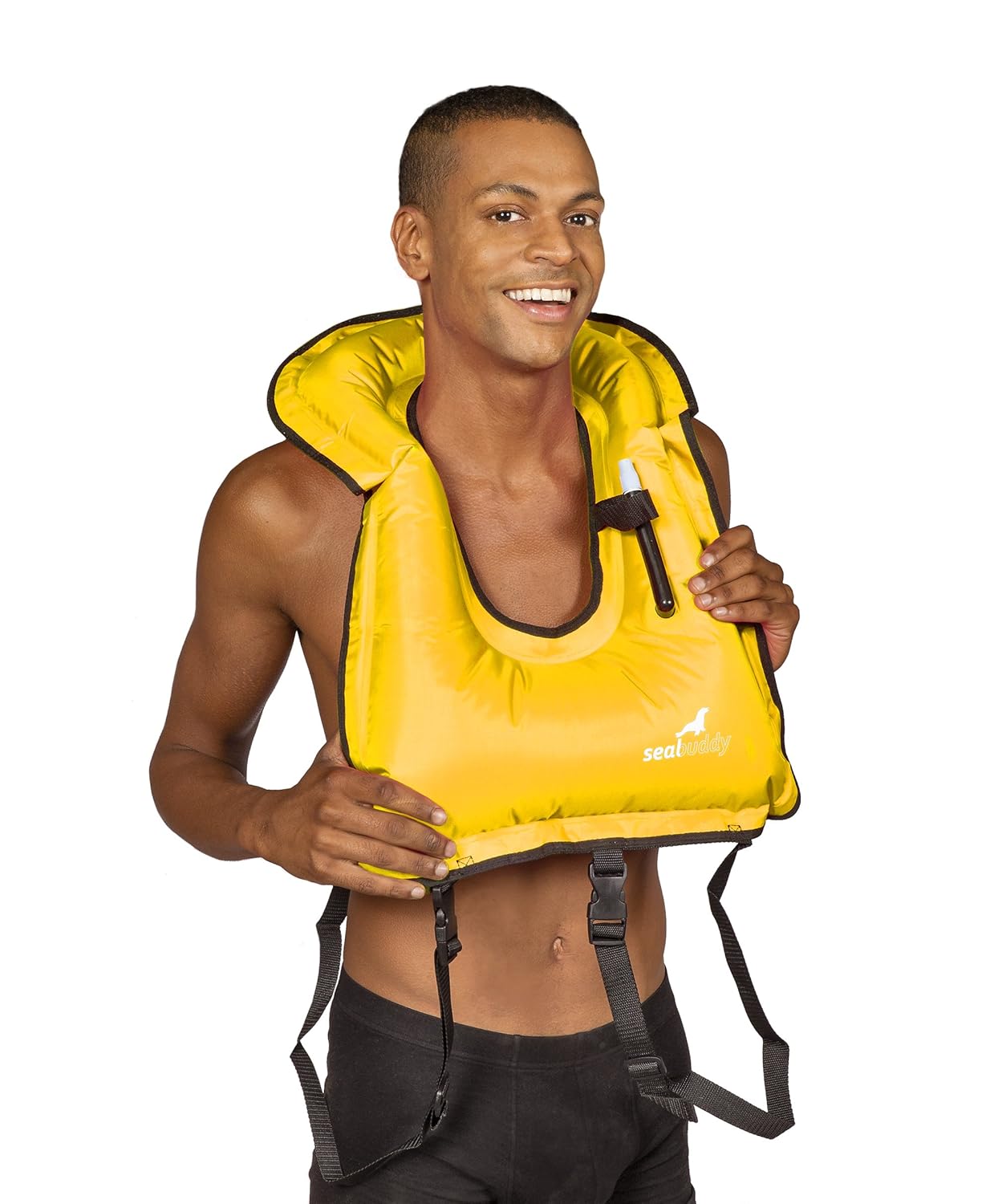 Snorkeling Inflatable Vest Diving Safety Jacket Protection Beach Pool