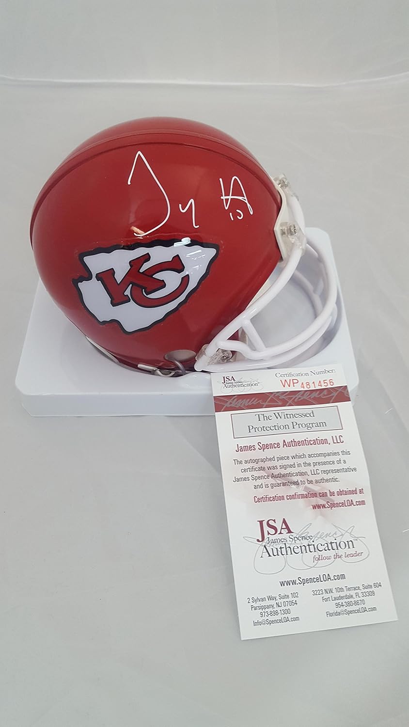 tyreek hill signed helmet
