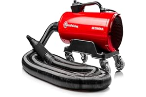 Adam's Polishes Air Cannon Jr. - High Powered Filtered Car Wash Blower | Dry Before Car Cleaning, Car Detailing, Car Wax, or Ceramic Coating | Auto Tool Kit Gift Boat RV Motorcycle