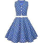 BlackButterfly Kids 'Holly' Vintage Polka Dot 50's Girls Dress