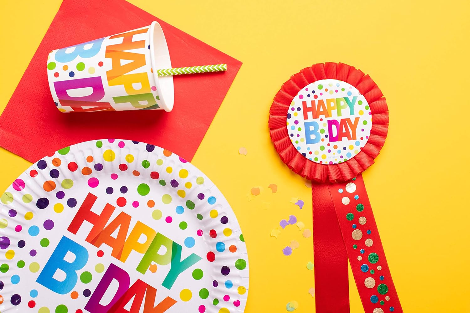 Folat Birthday Decoration B DAY (Party Cups) - Image 4