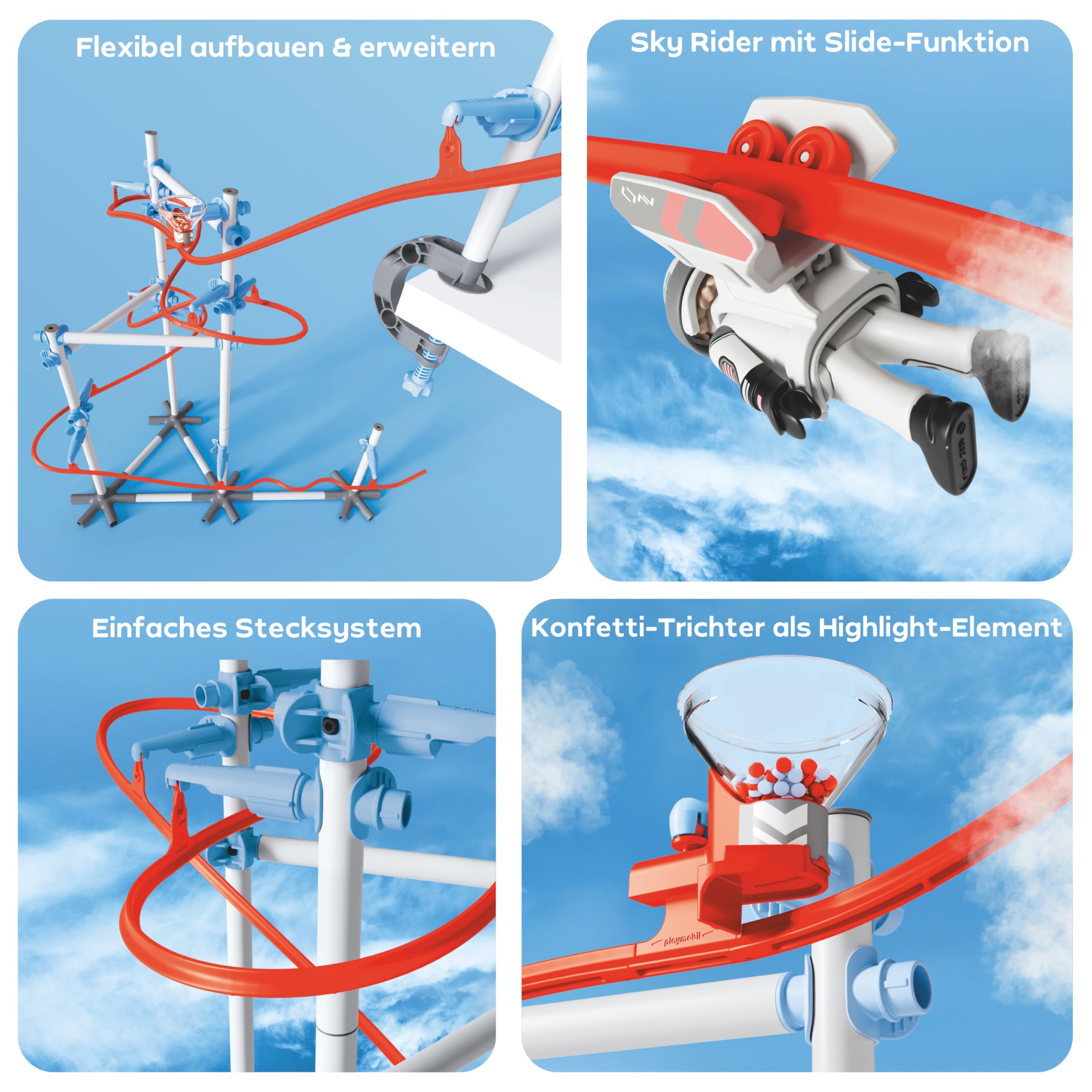 Sky Trails | Starter Kit | Konstruktionsspielzeug für fantasievolle Strecken & Abenteuer | Baue Deine eigene Welt Kinder ab 7 Jahren | 71969 4