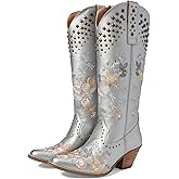 Dingo womens Poppy Floral Snip Toe Cowboy Boots